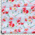 Watercolour Buttercup Flower Digital Printed Fabric - Japan Satin – 1260545517411 d