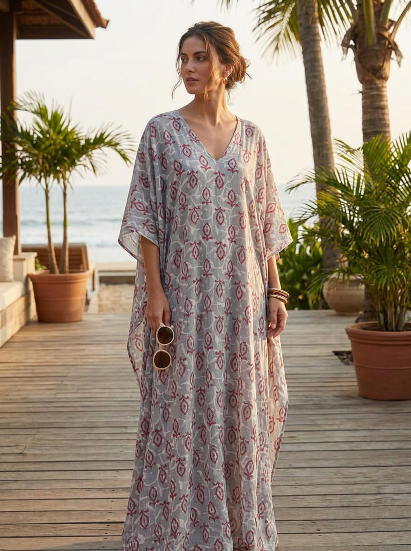 Muslin - Polyester - Design MA024447 - Kaftan Lookbook - MU-0-MA024447-110