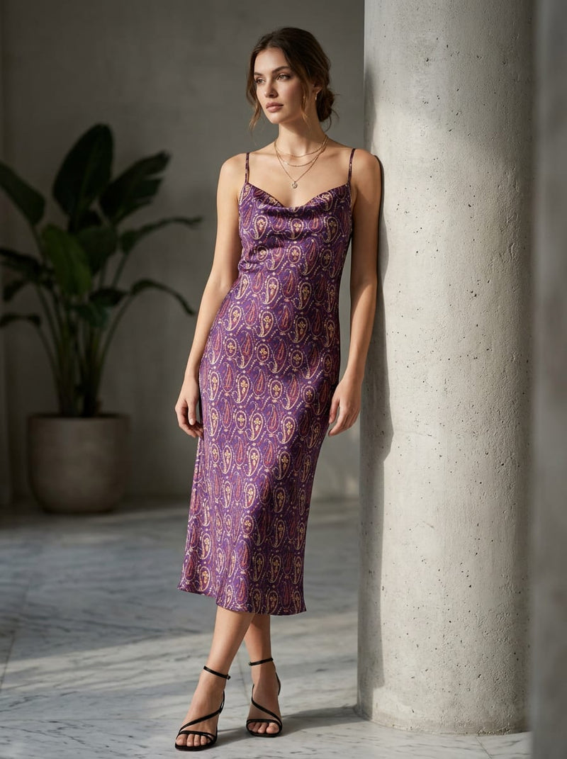 Japan Satin - Polyester - Design MA023561 - Slip Dress Lookbook - JS-0-MA023561-111