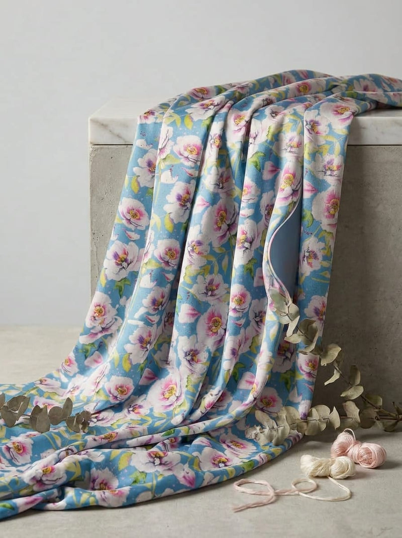 Japan Satin - Polyester - Design MA05022 - Fabric Editorial Studio Flatlay Lookbook - JS-0-MA05022-111