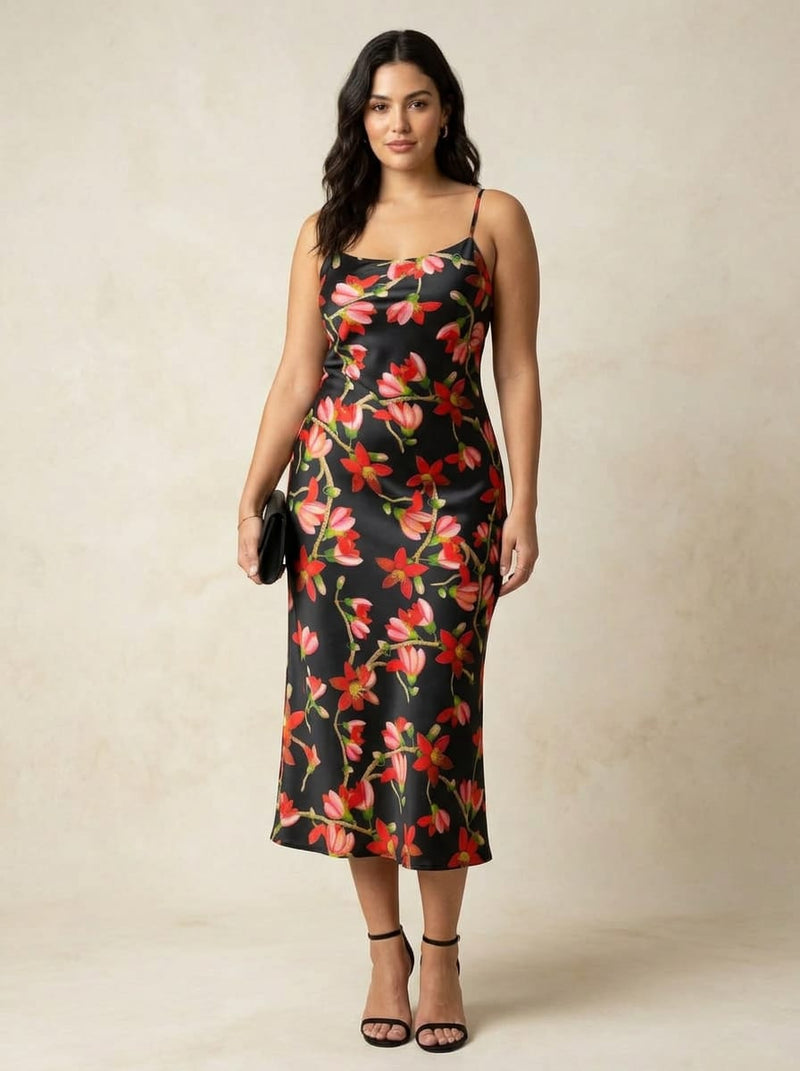 Japan Satin - Polyester - Design TA07708 - Slip Dress Lookbook - JS-0-TA07708-111
