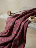 Close-up Texture & Drape of Pastel Pink Muslin Fabric — FAB VOGUE Studio