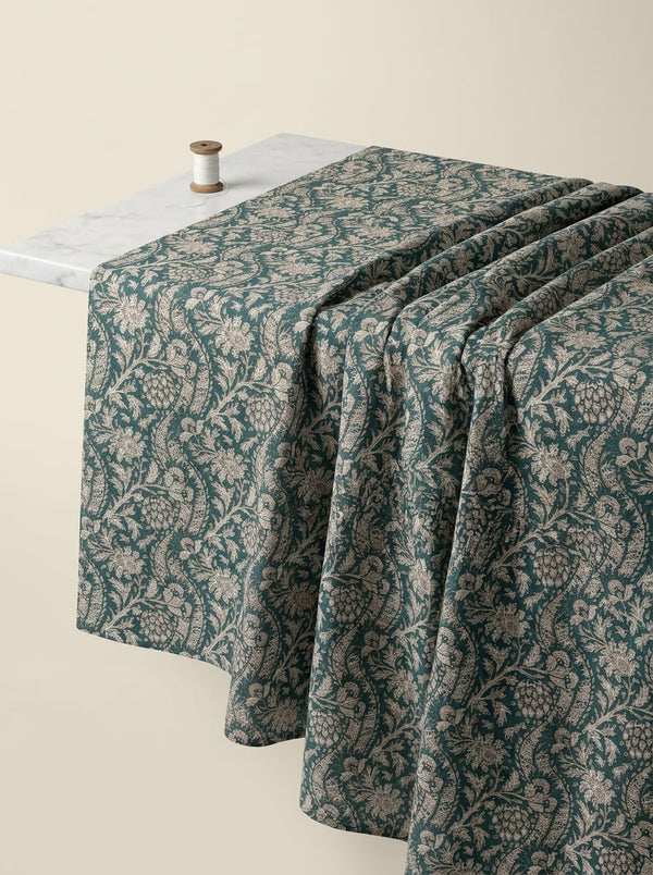 Sage Green Muslin Printed Fabric by the Meter — FAB VOGUE Studio