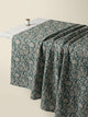 Green Cream Intricate Floral Muslin Digital Printed Fabric