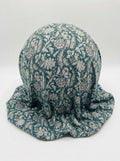 Close-up Texture & Drape of Sage Green Muslin Fabric — FAB VOGUE Studio