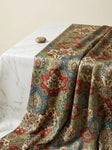 Multicolor Ethnic Paisley Floral Pattern Japan Satin Digital Printed Fabric