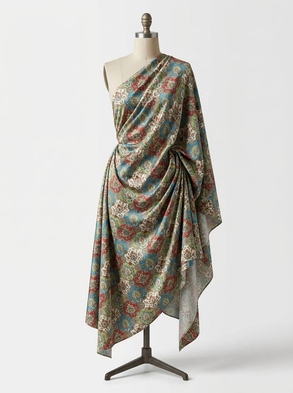 Close-up Texture & Drape of Japan Satin Fabric — FAB VOGUE Studio - alternate view