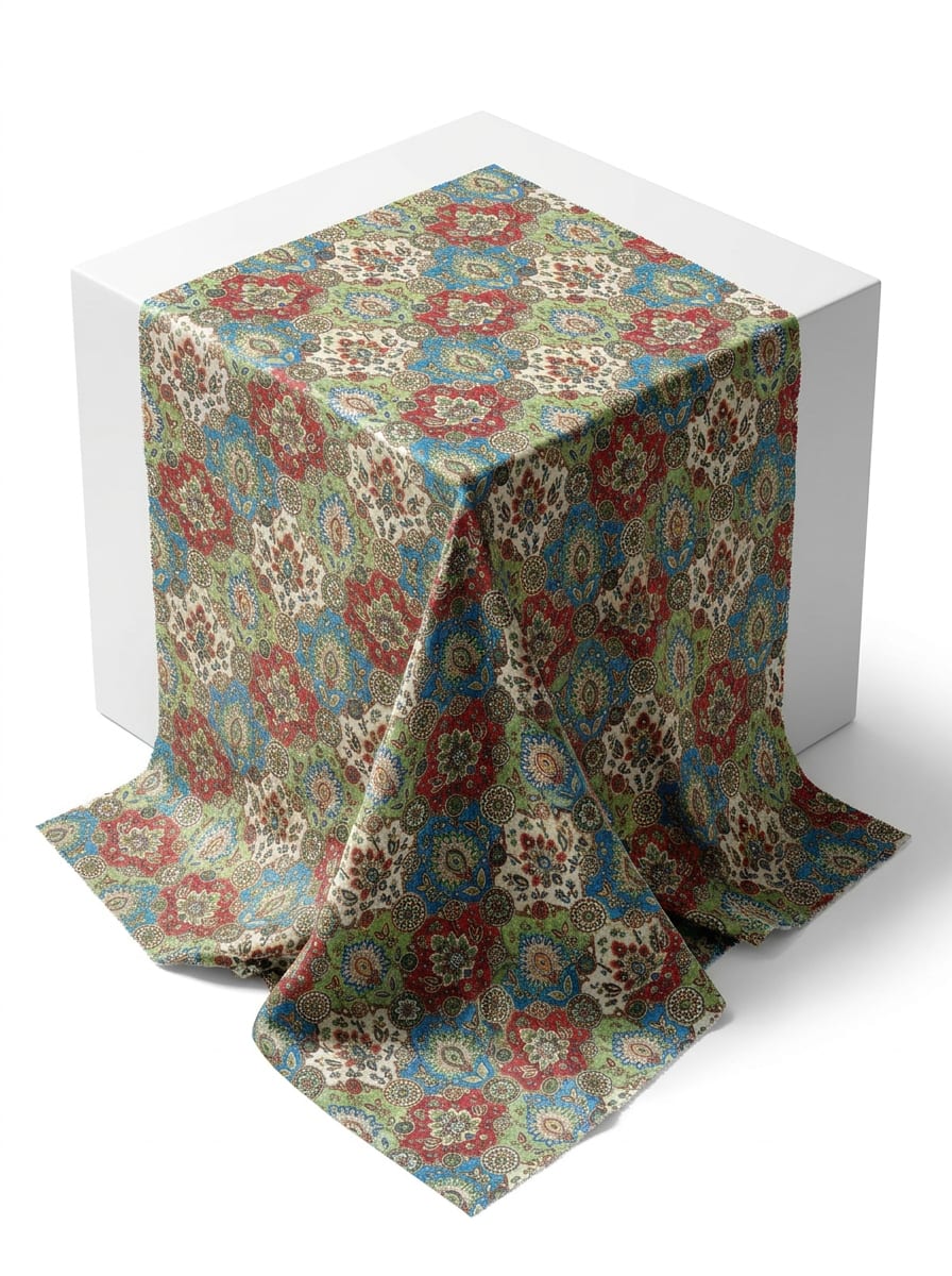 Close-up Texture & Drape of Japan Satin Fabric — FAB VOGUE Studio
