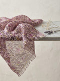 Close-up Texture & Drape of Pastel Pink Organza Fabric — FAB VOGUE Studio