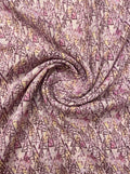 Close-up Texture & Drape of Pastel Pink Organza Fabric — FAB VOGUE Studio
