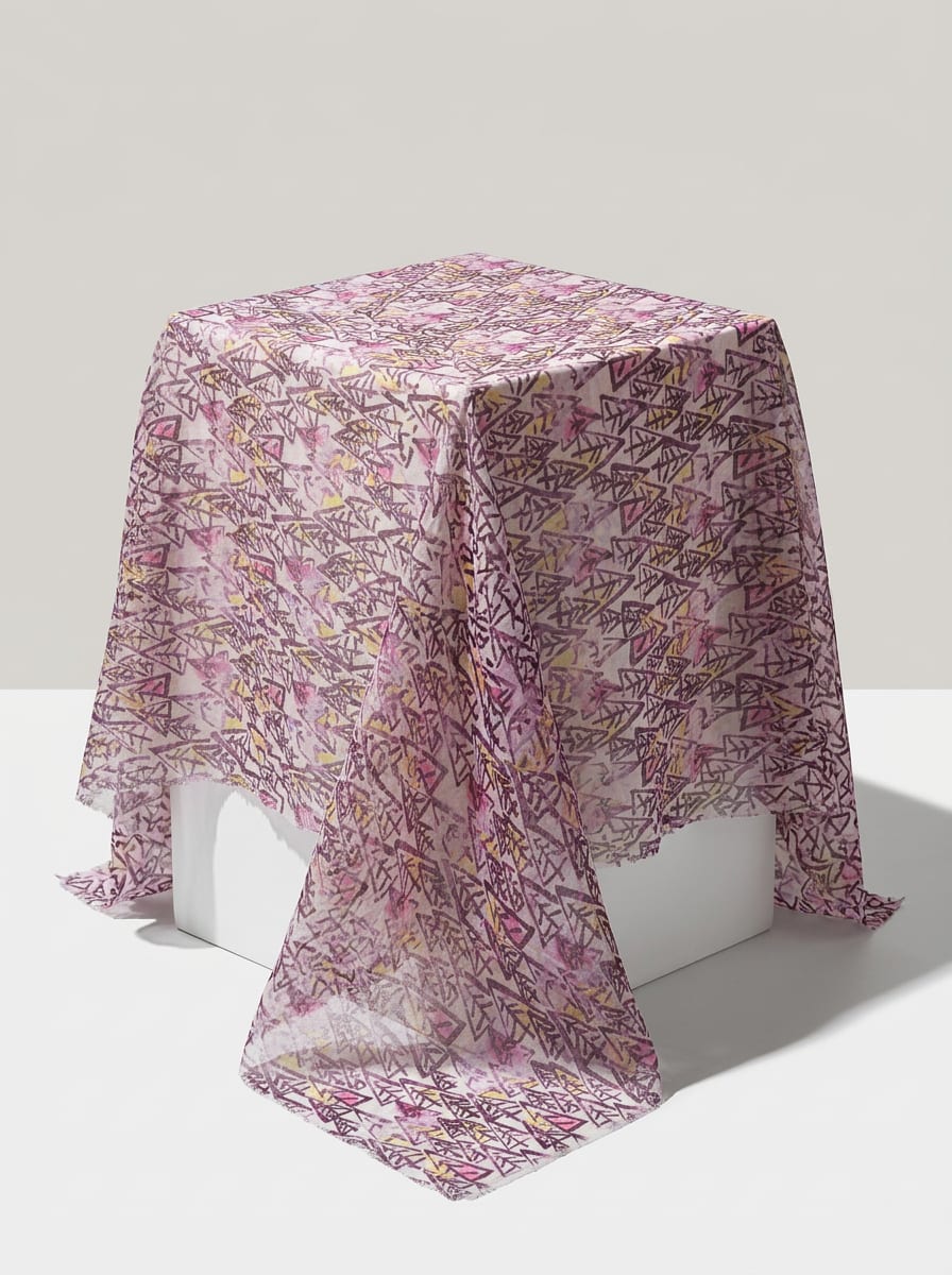 Close-up Texture & Drape of Pastel Pink Organza Fabric — FAB VOGUE Studio