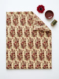 Close-up Texture & Drape of Maroon / Crimson Red Muslin Fabric — FAB VOGUE Studio