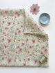 Cream Delicate Watercolor Floral Print Organza Digital Printed Fabric