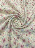Close-up Texture & Drape of Pastel Pink Organza Fabric — FAB VOGUE Studio