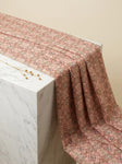 Peach Ethnic Geometric Diamond Print Muslin Digital Printed Fabric