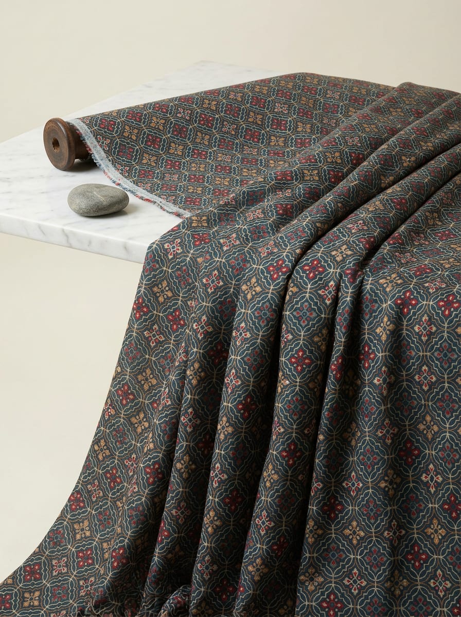 Sage Green Muslin Printed Fabric by the Meter — FAB VOGUE Studio