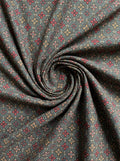 Close-up Texture & Drape of Sage Green Muslin Fabric — FAB VOGUE Studio