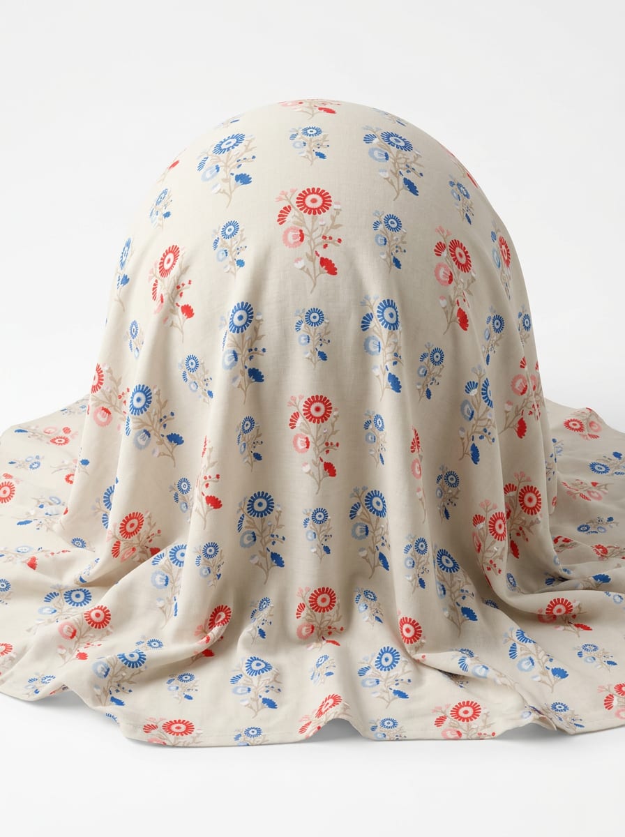 Close-up Texture & Drape of Muslin Fabric — FAB VOGUE Studio