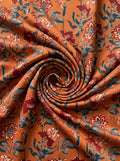 Close-up Texture & Drape of Maroon / Crimson Red Japan Satin Fabric — FAB VOGUE Studio