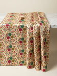 Multicolor Ethnic Floral Print Japan Satin Digital Printed Fabric