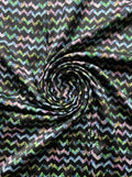 Close-up Texture & Drape of Black / Charcoal Grey Japan Satin Fabric — FAB VOGUE Studio