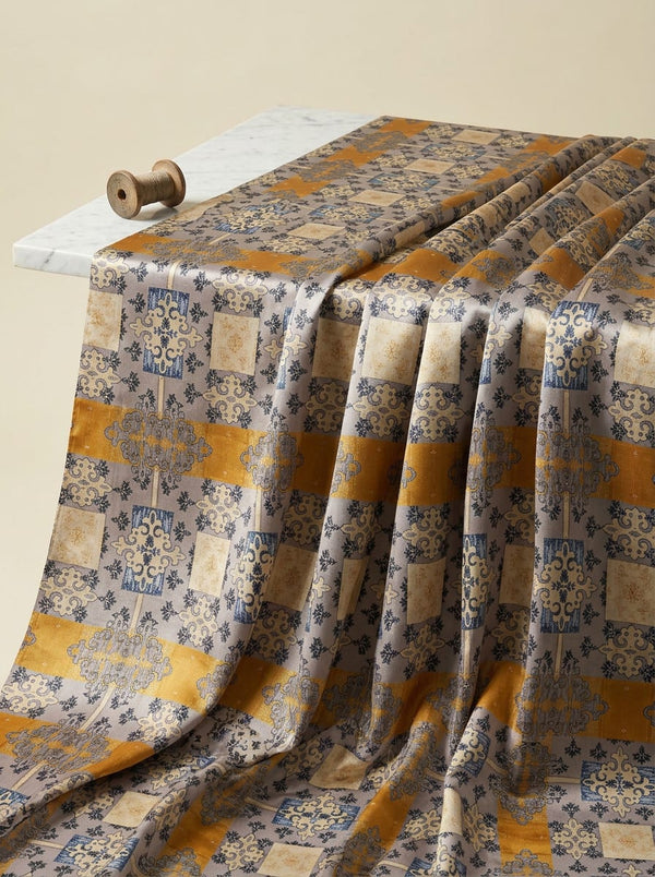 Close-up Texture & Drape of Japan Satin Fabric — FAB VOGUE Studio