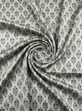 Close-up Texture & Drape of Royal Blue / Indigo Japan Satin Fabric — FAB VOGUE Studio