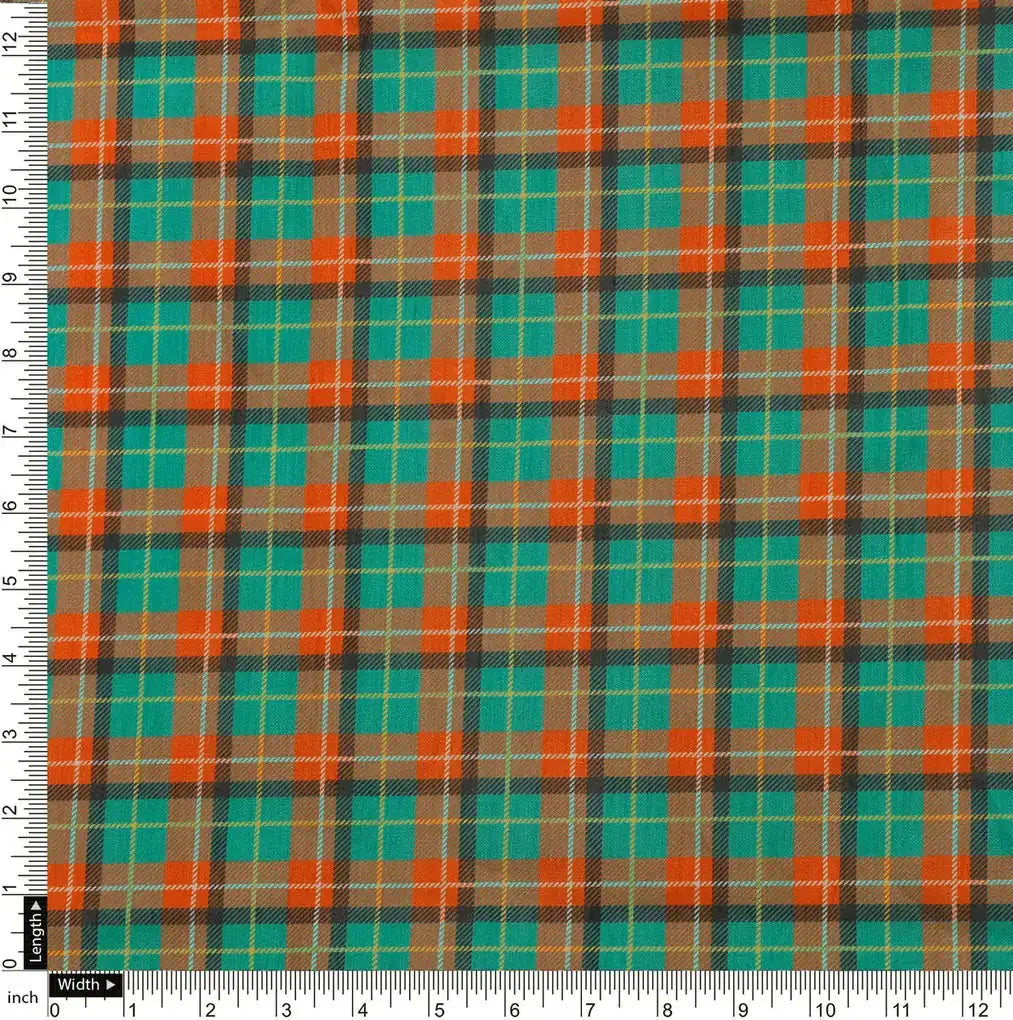 Mini Check Patterns Digital Printed Fabric - Tusser Silk – 1 2 986dec4c da4c 41c0 9f26 0eae2742afe5