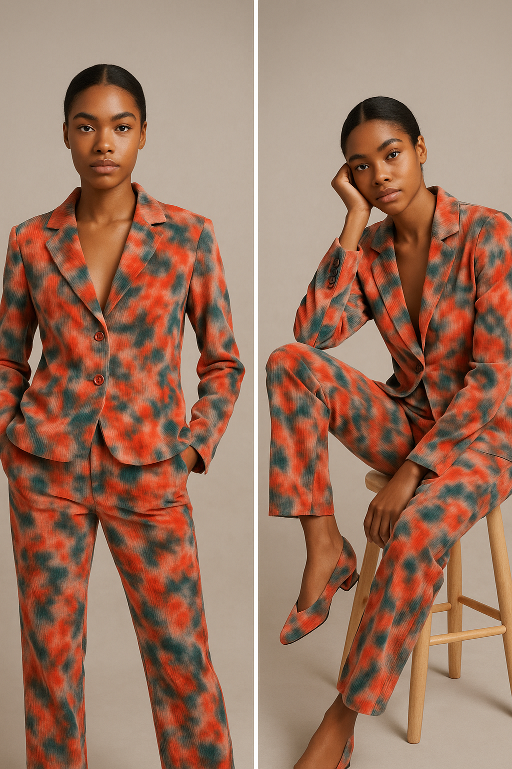 Watercolour Mapal Leafs Flower Digital Printed Fabric - Weightless