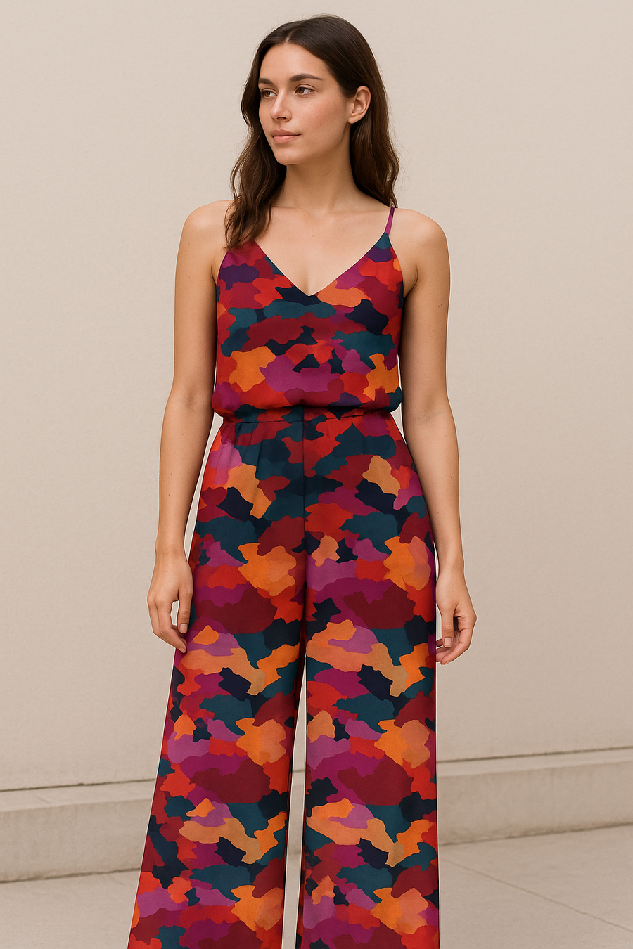 Morden Paint Of Art Multicolour Digital Printed Fabric - Pure Georgette