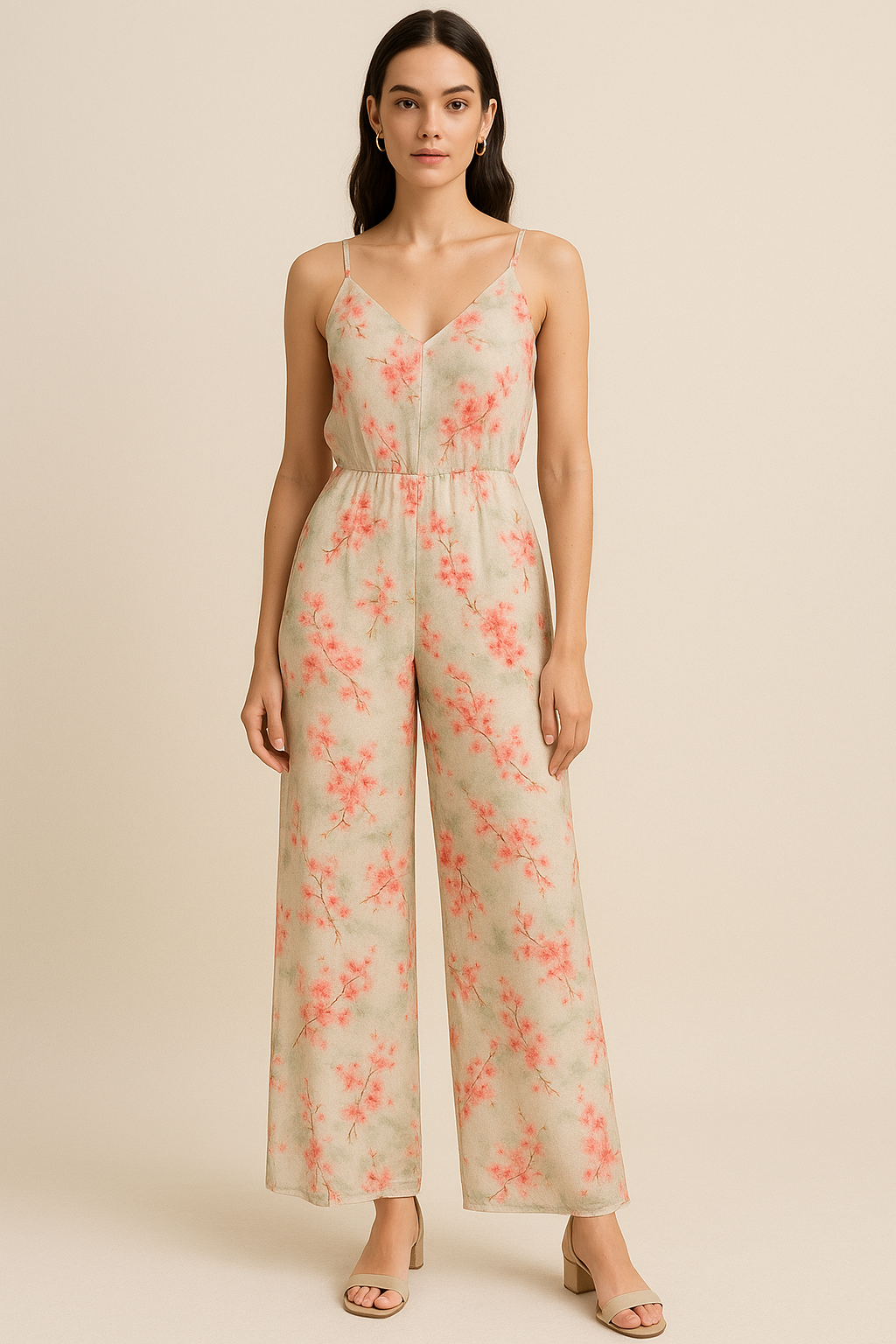 Lovely Purple Violet Flower Digital Printed Fabric - Pure Georgette