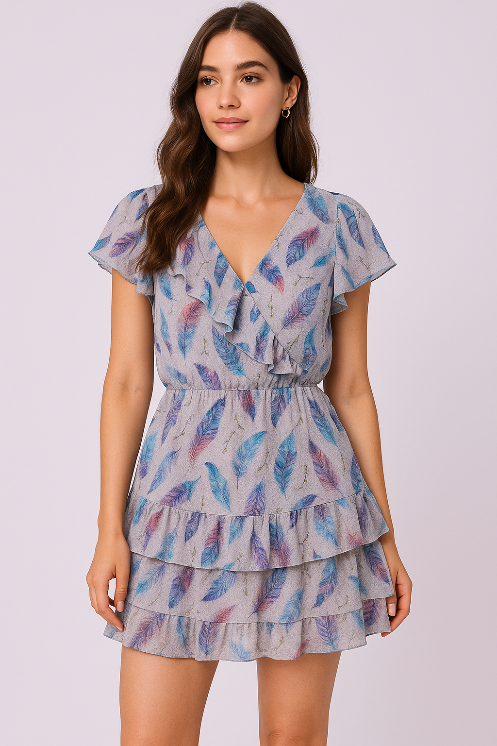 Feathers Digital Printed Fabric