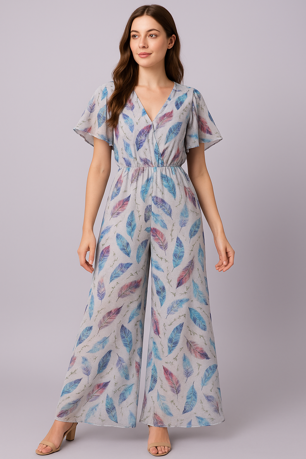 Feathers Digital Printed Fabric