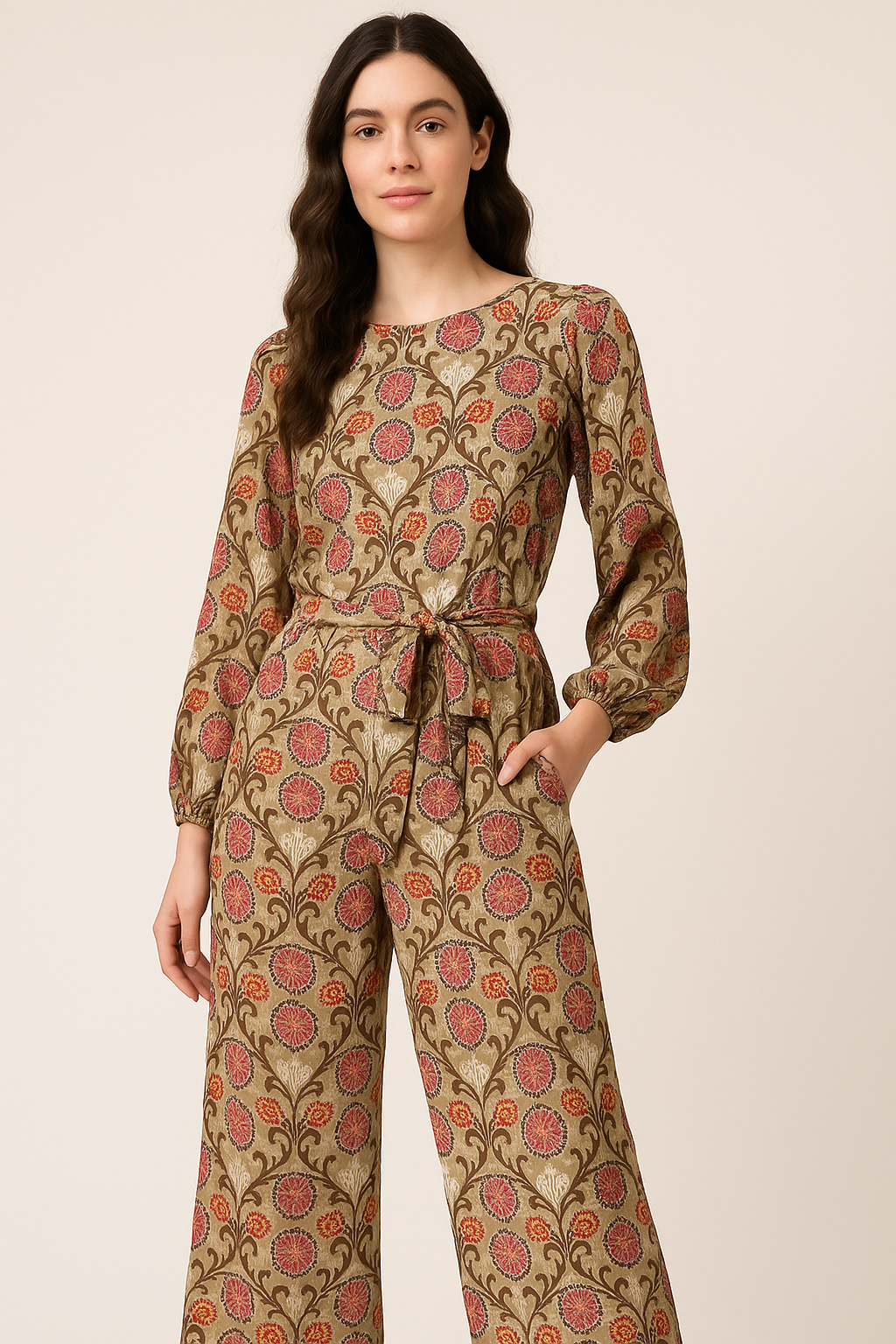 Decorative Damask Digital Printed Fabric