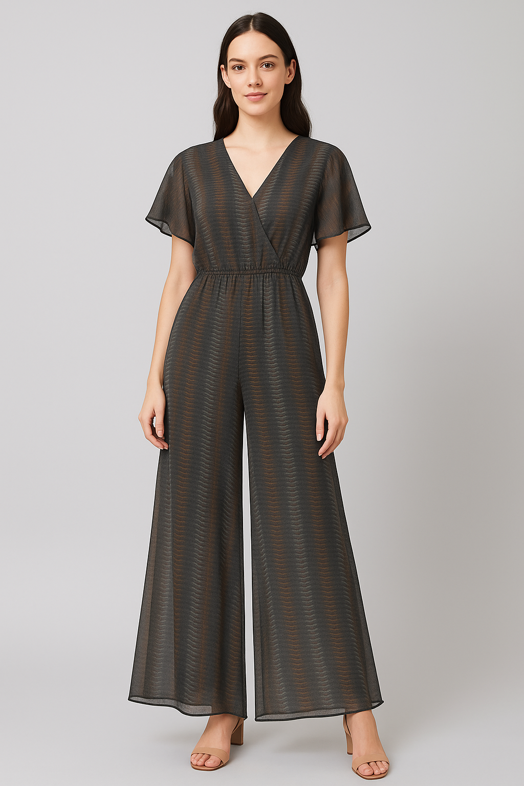 Cheveron Design Digital Printed Fabric