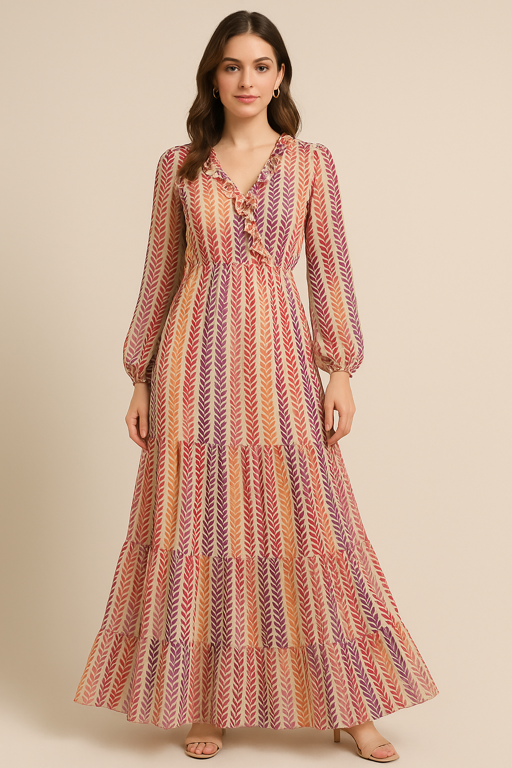 Bird Eyes Pattern Digital Printed Fabric