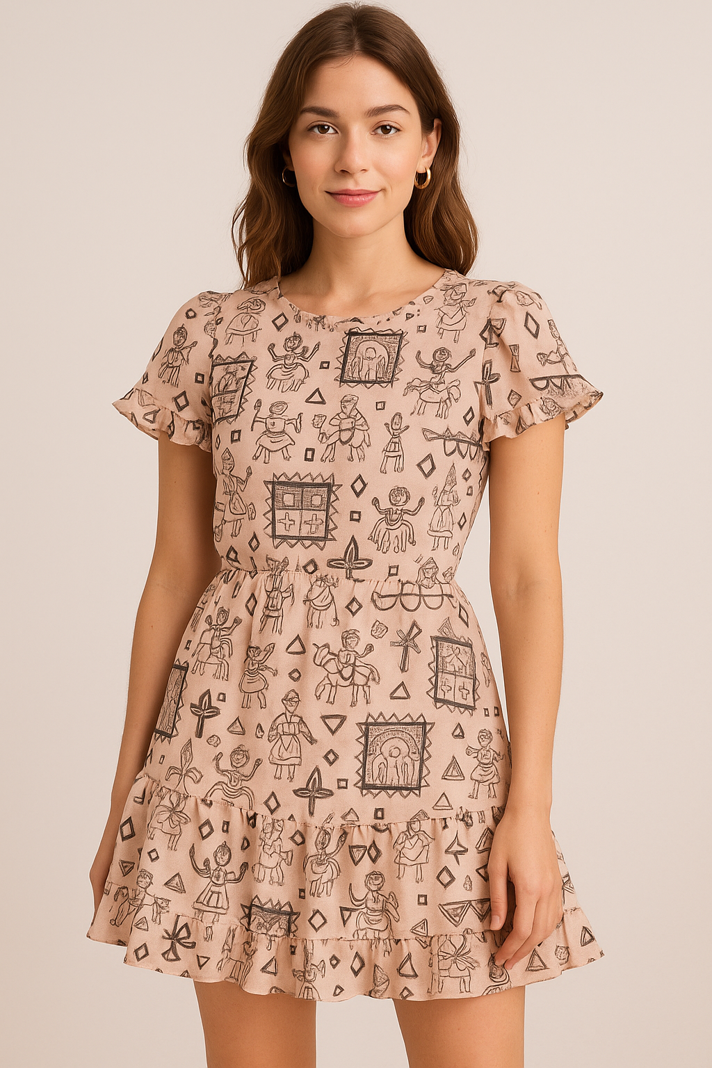 Beautiful Quirky Printed Fabric