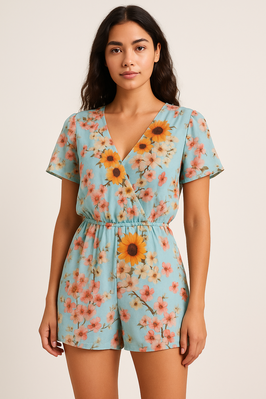 Floral Digital Printed Pure Cotton Fabric from FAB VOGUE Studio