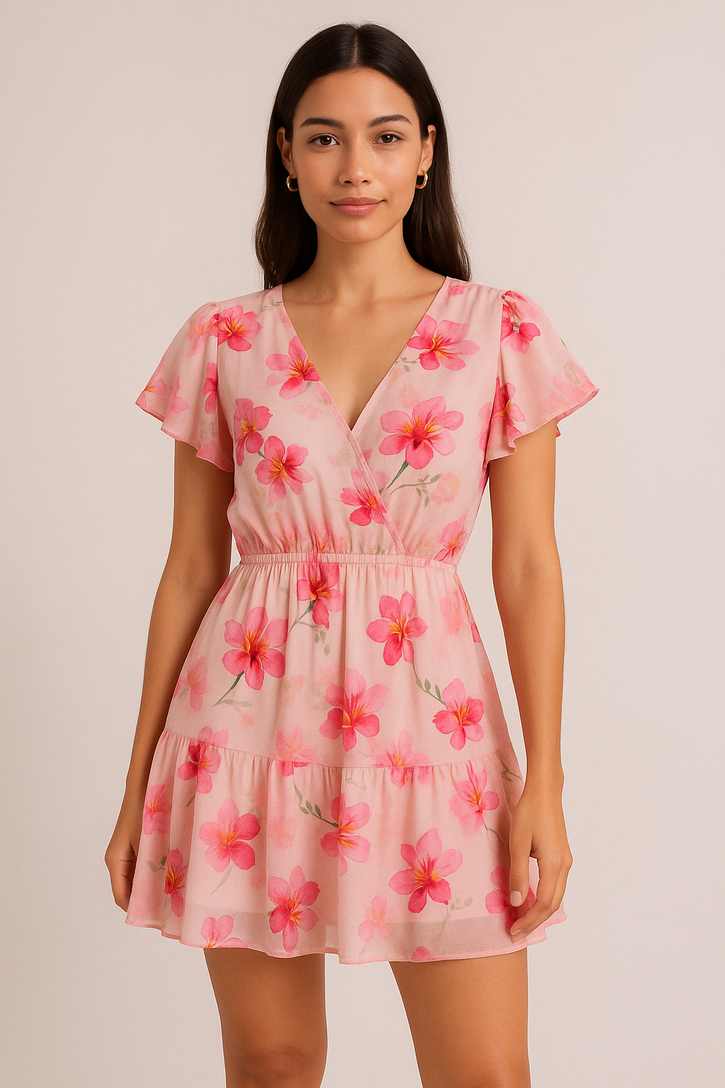 Floral Digital Printed Pure Cotton Fabric from FAB VOGUE Studio