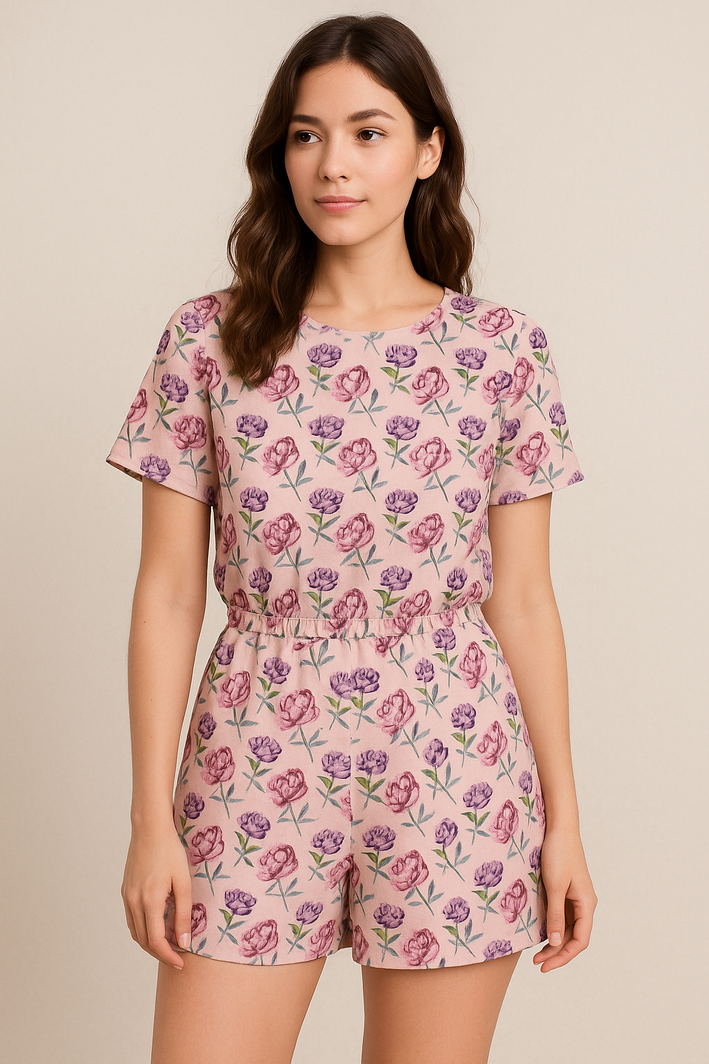 Benifuji Flower Pure Cotton Printed Fabric Material