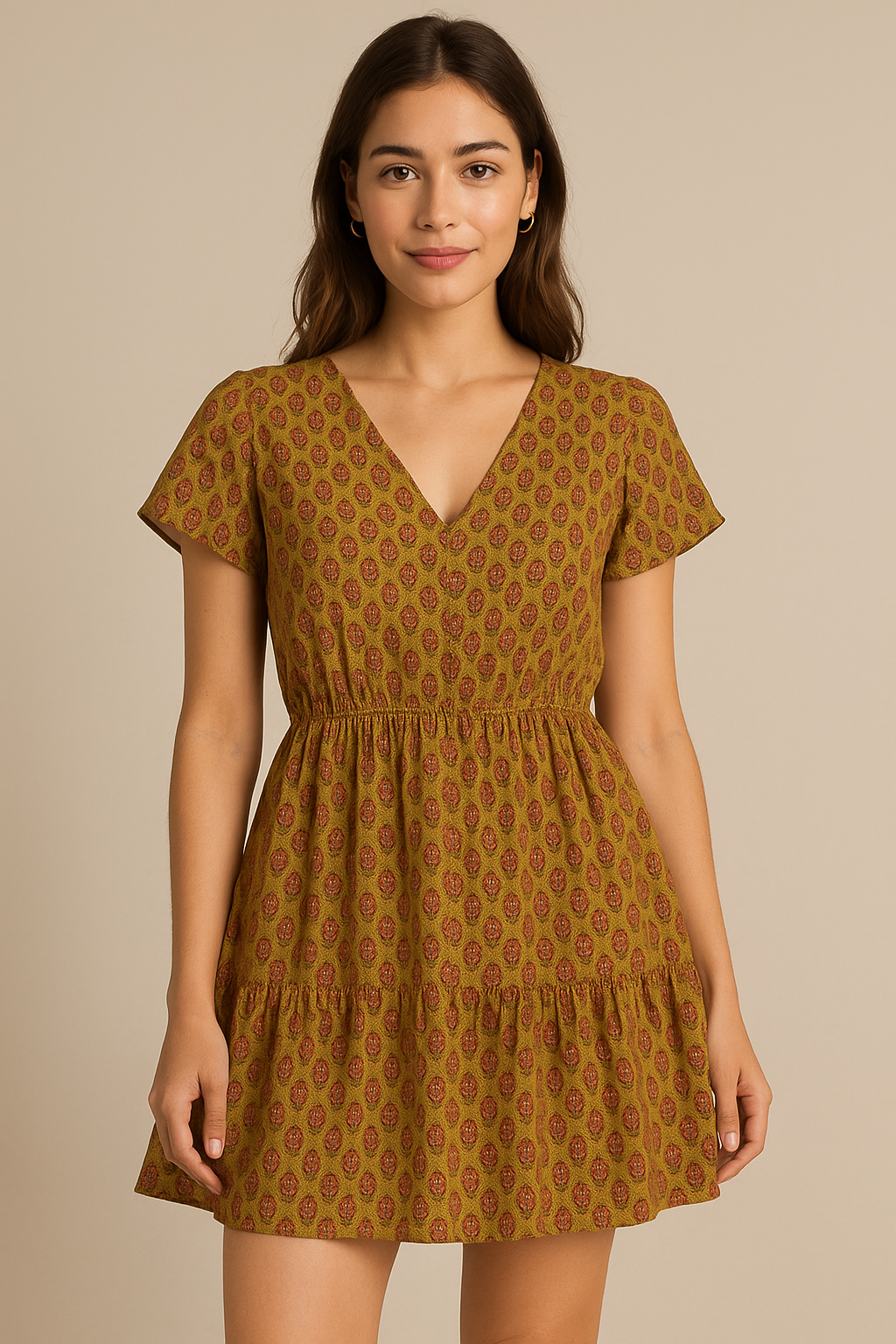 Beautiful Roses Port Repeat Digital Printed Fabric - Pure Cotton