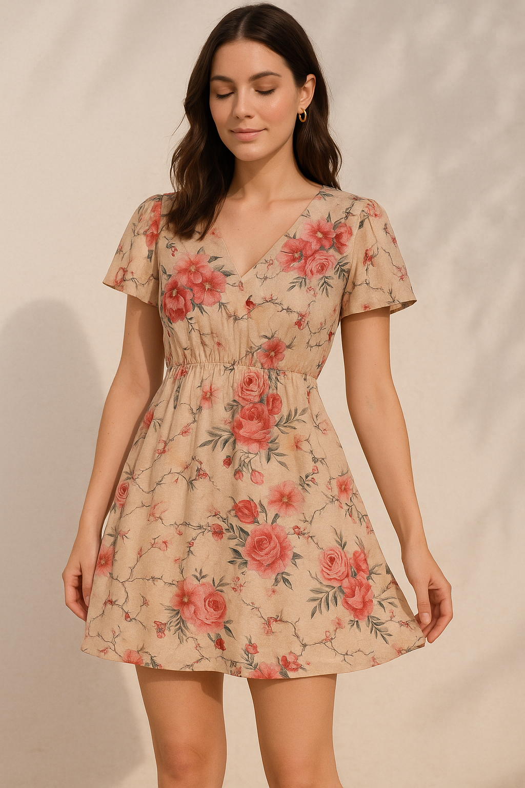 Multicolor Floral Digitally Printed Fabrics - Pure Cotton