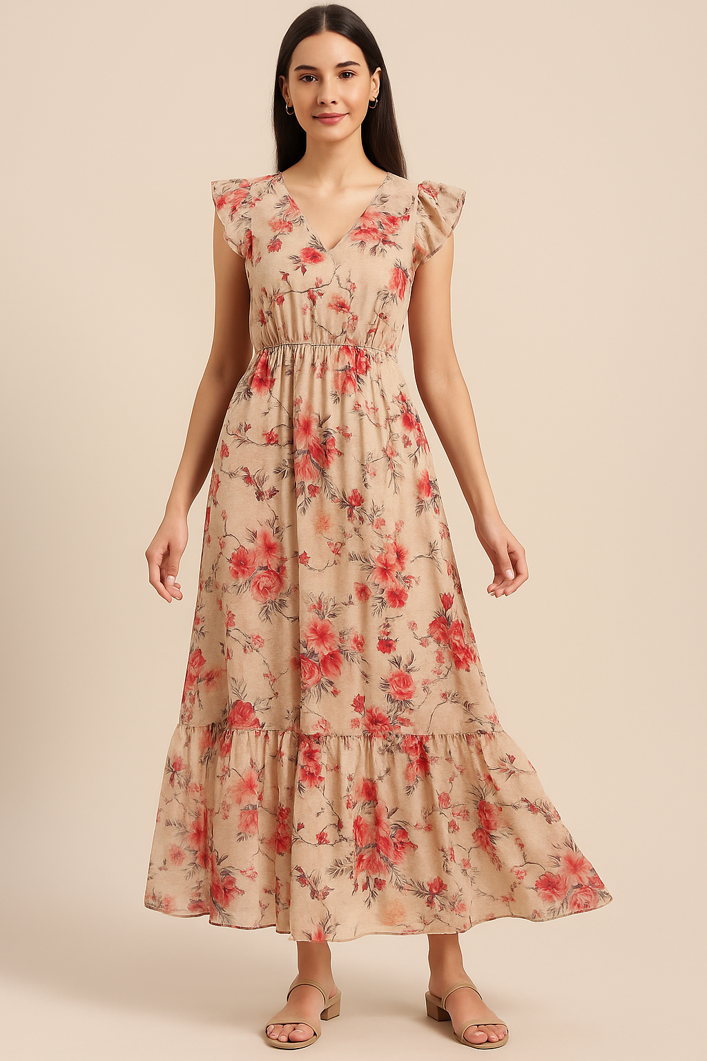 Multicolor Floral Digitally Printed Fabrics - Pure Cotton