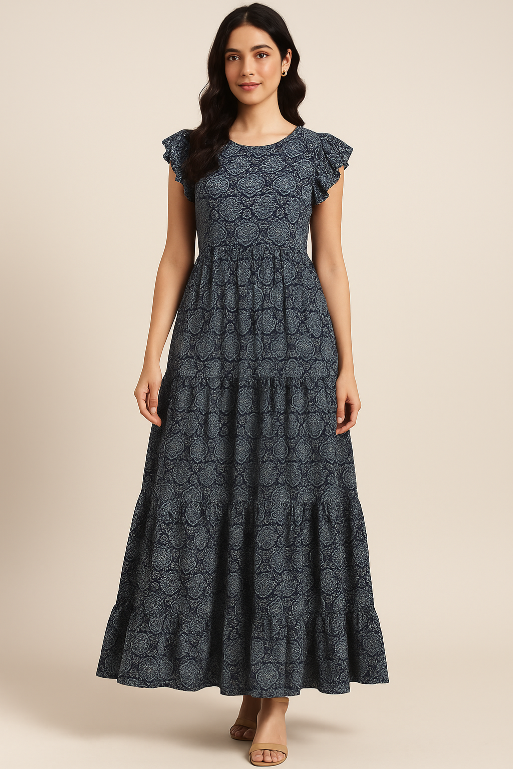 Morden Ogee Seamless Repeat Digital Printed Fabric - Cotton