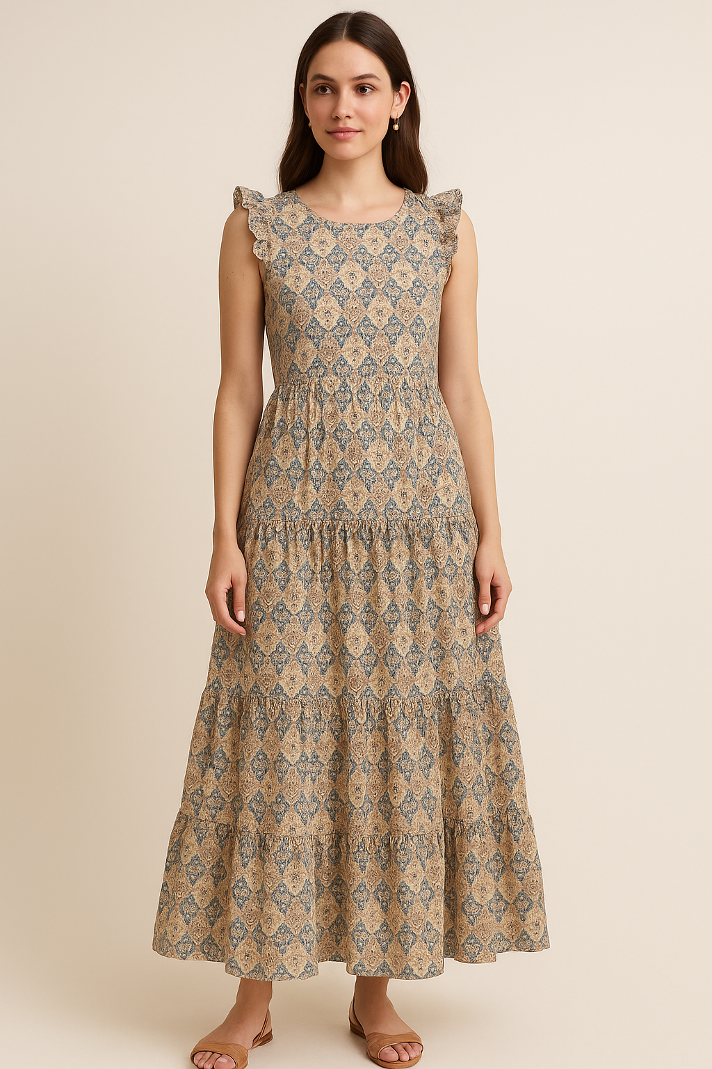 Old And Vintage Creative Digital Printed Fabric - Pure Cotton