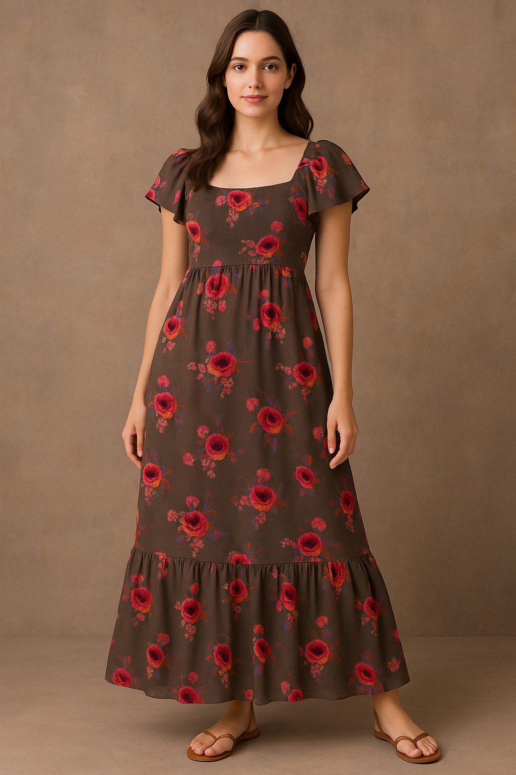 Decorative Bunch Of Colorful Tangle Digital Printed Fabric - Pure Cotton