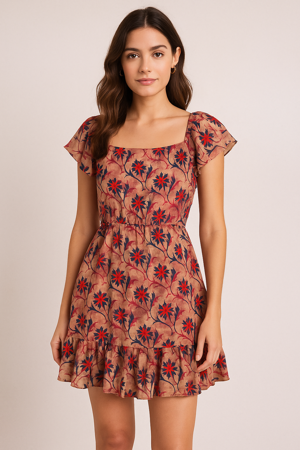 Maple Leaf Digital Printed Fabric