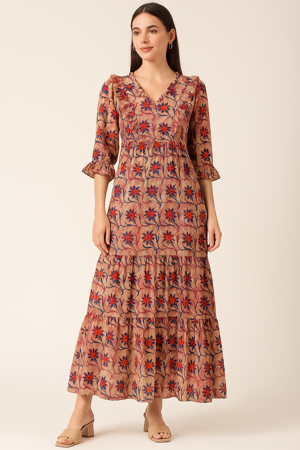 Maple Leaf Digital Printed Fabric