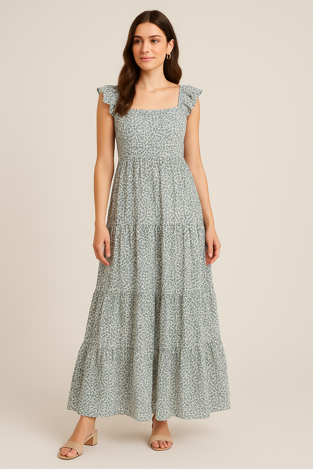 Morpich Block Digital Printed Fabric  - Pure Cotton