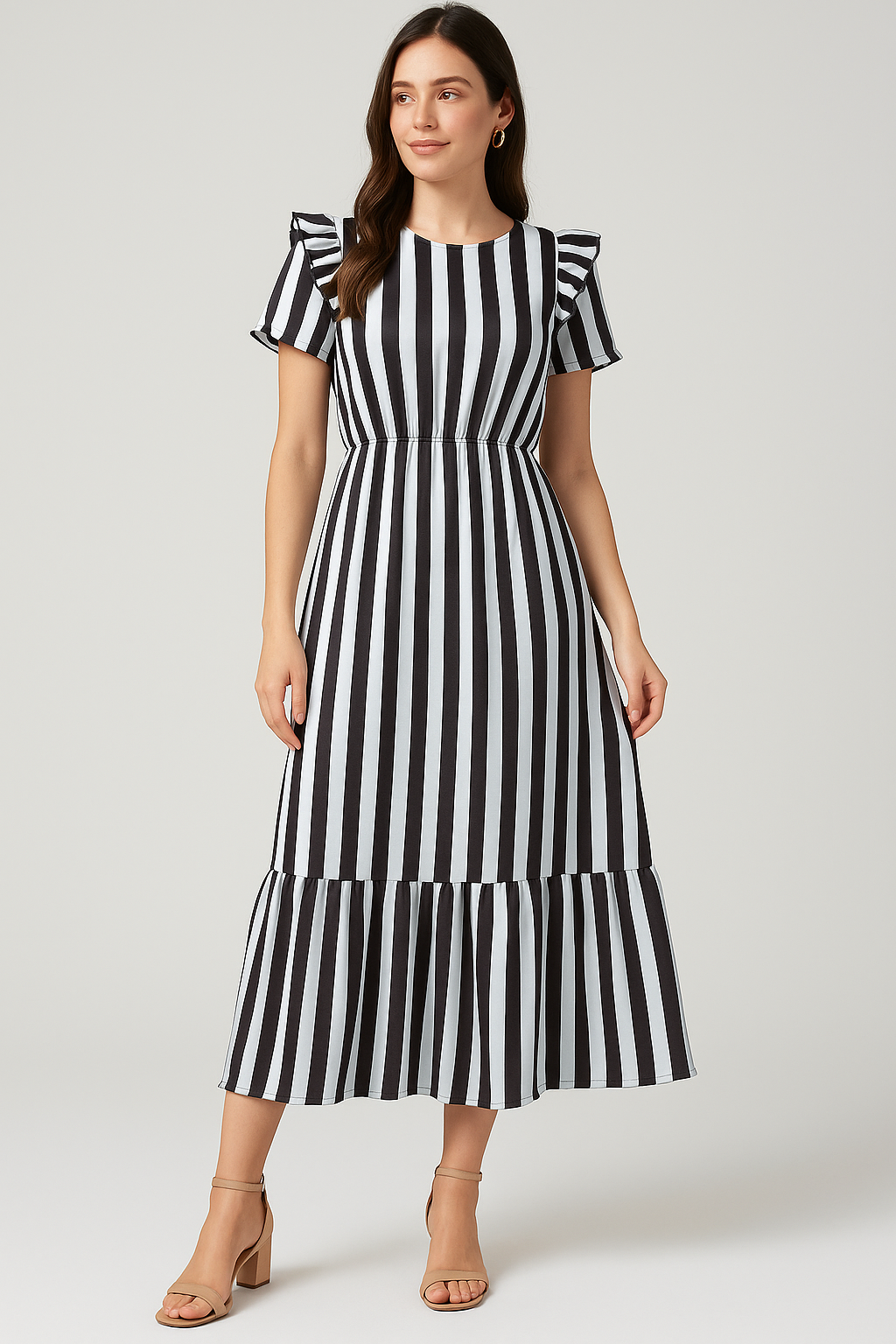 Decorative Black And White Zebra Digital Printed Fabric - Japan Satin